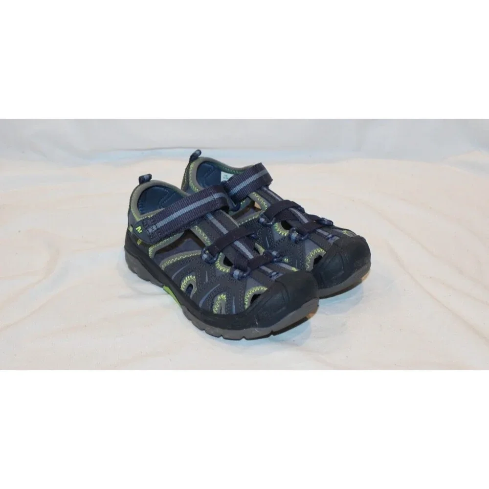 Merrell Boys‎ Sandals Hydro Sport Hiking Fisherman Water Creek Trail Shoe 1 Blue